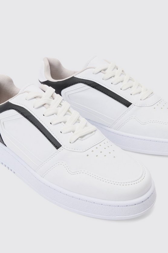Klobige Sneaker mit Kontrast-Einsatz