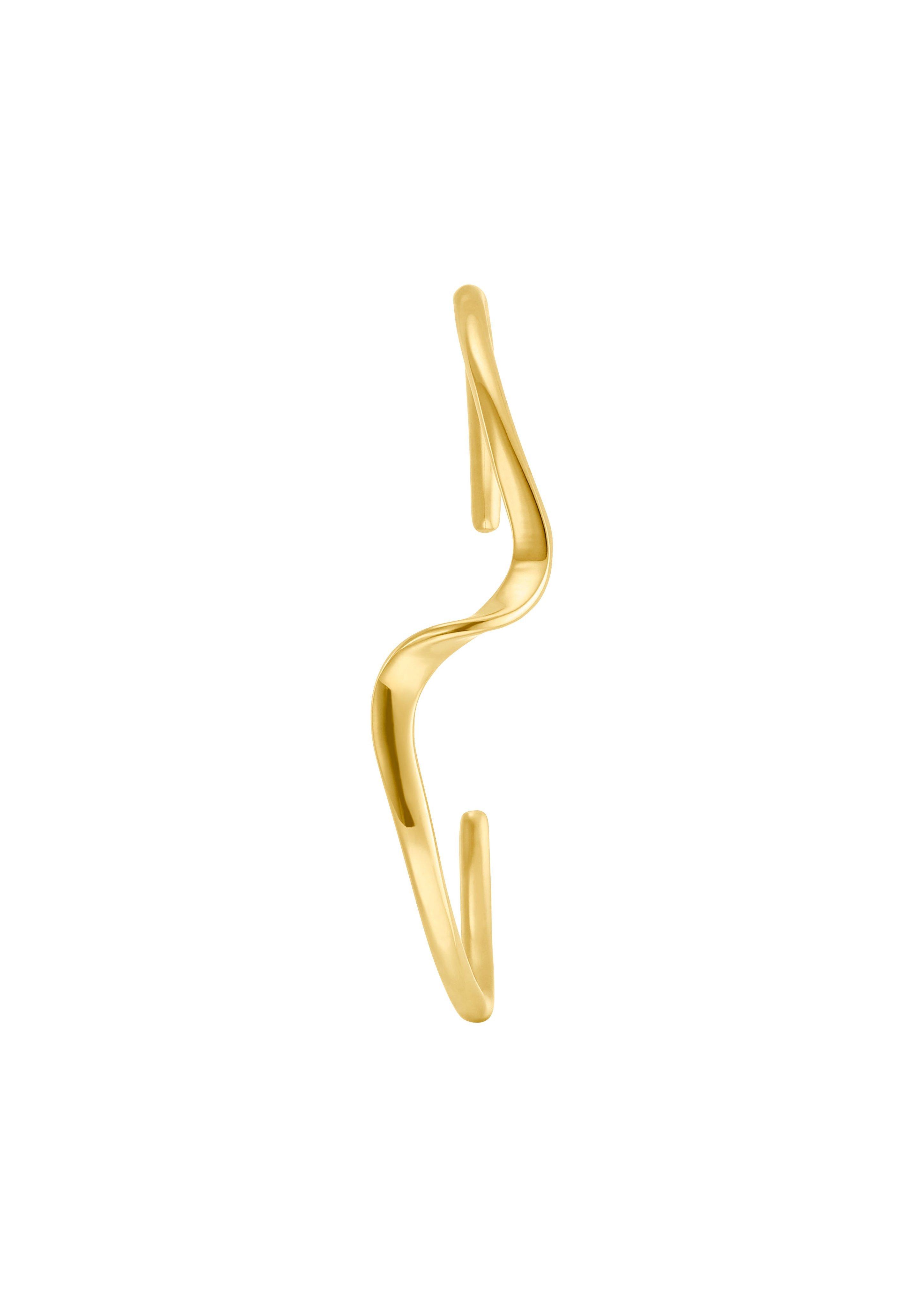 Geschwungenes Edelstahl-Armband  6009598-19B0