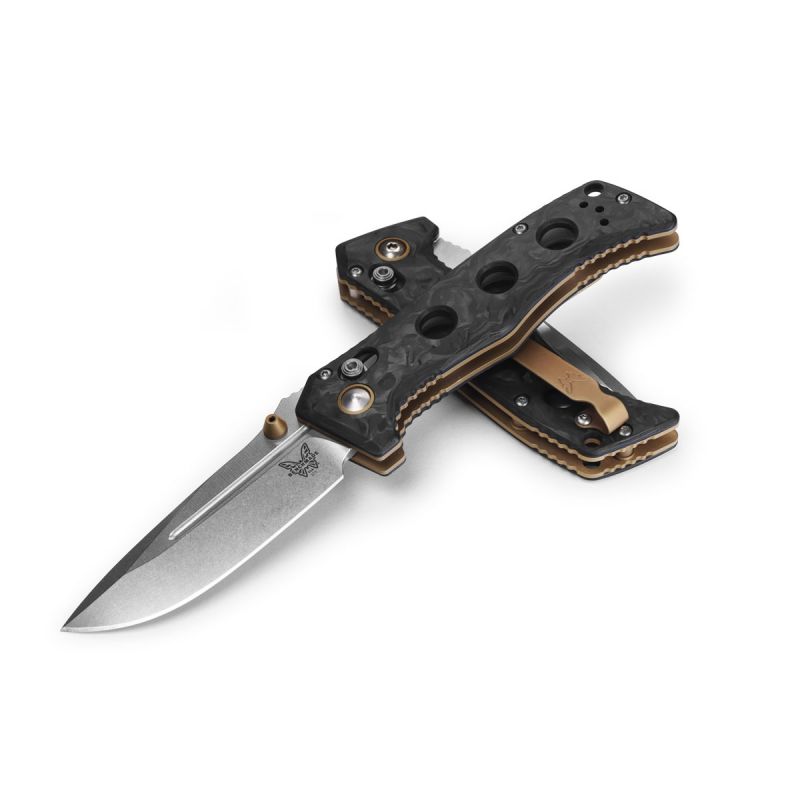 Benchmade Mini Adamas 273-03 Marble Carbon Fiber
