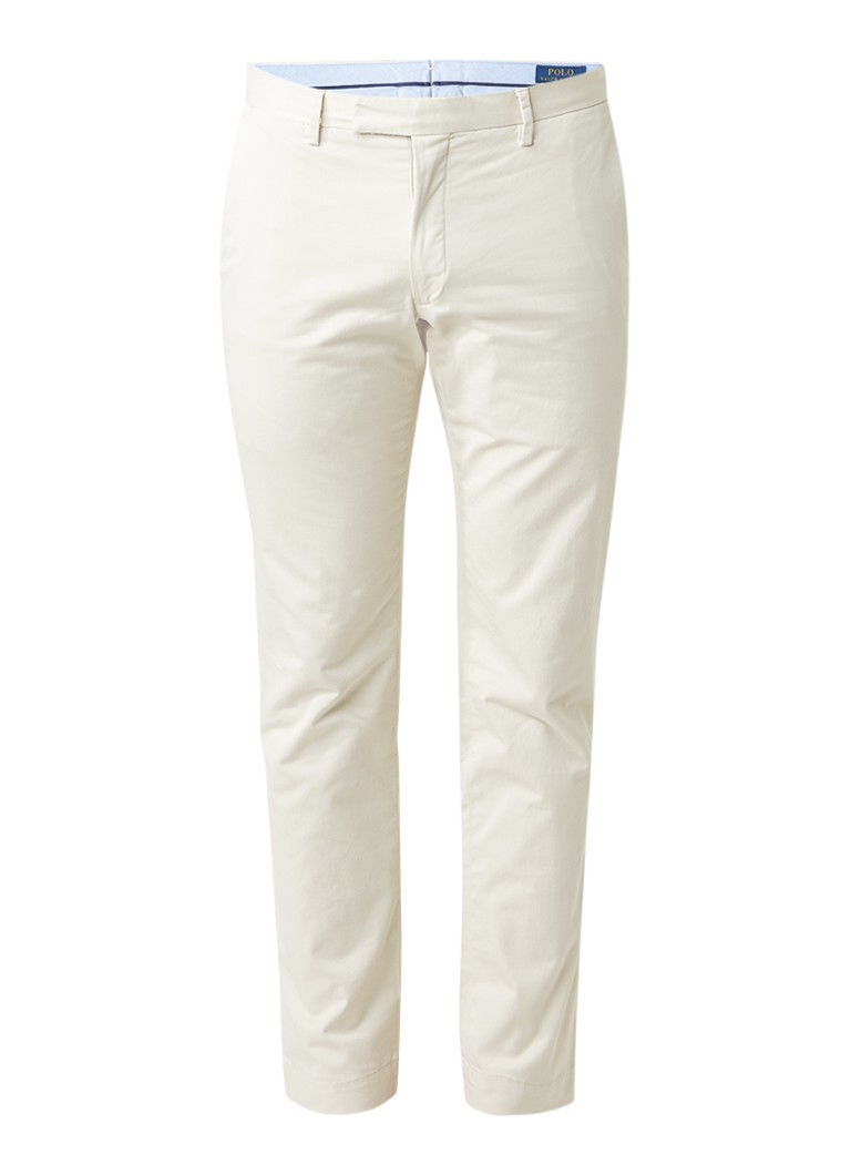 Calça chino Ralph Lauren Slim fit em sarja com elastano