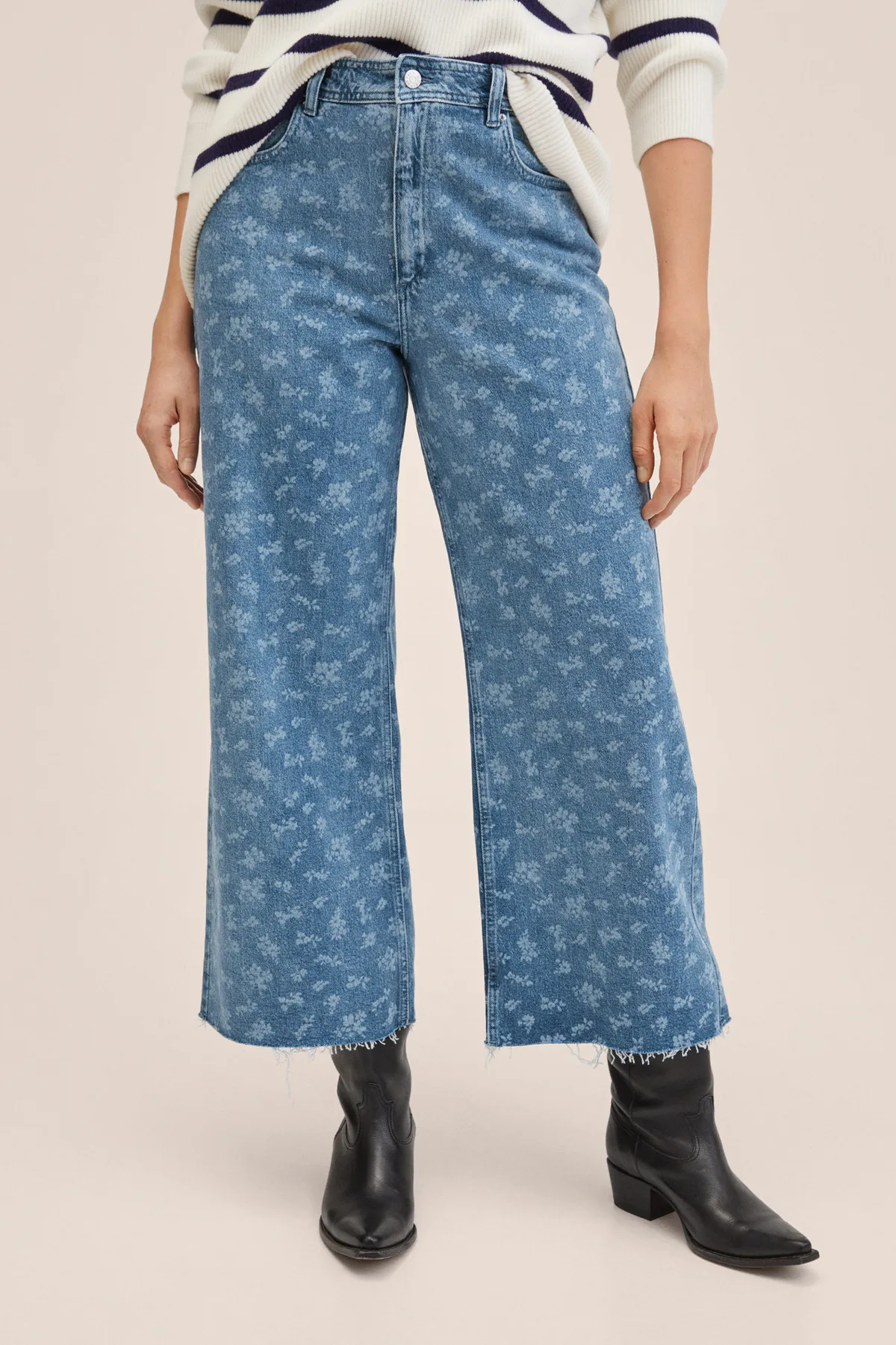 MANGO  Jeans - Blau - Wide Leg