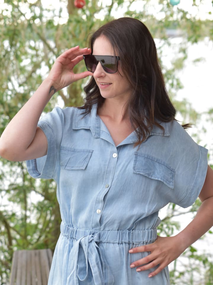 styleBREAKER Shield Sonnenbrille in Schwarz / Grau Verlauf günstig kaufen onesize