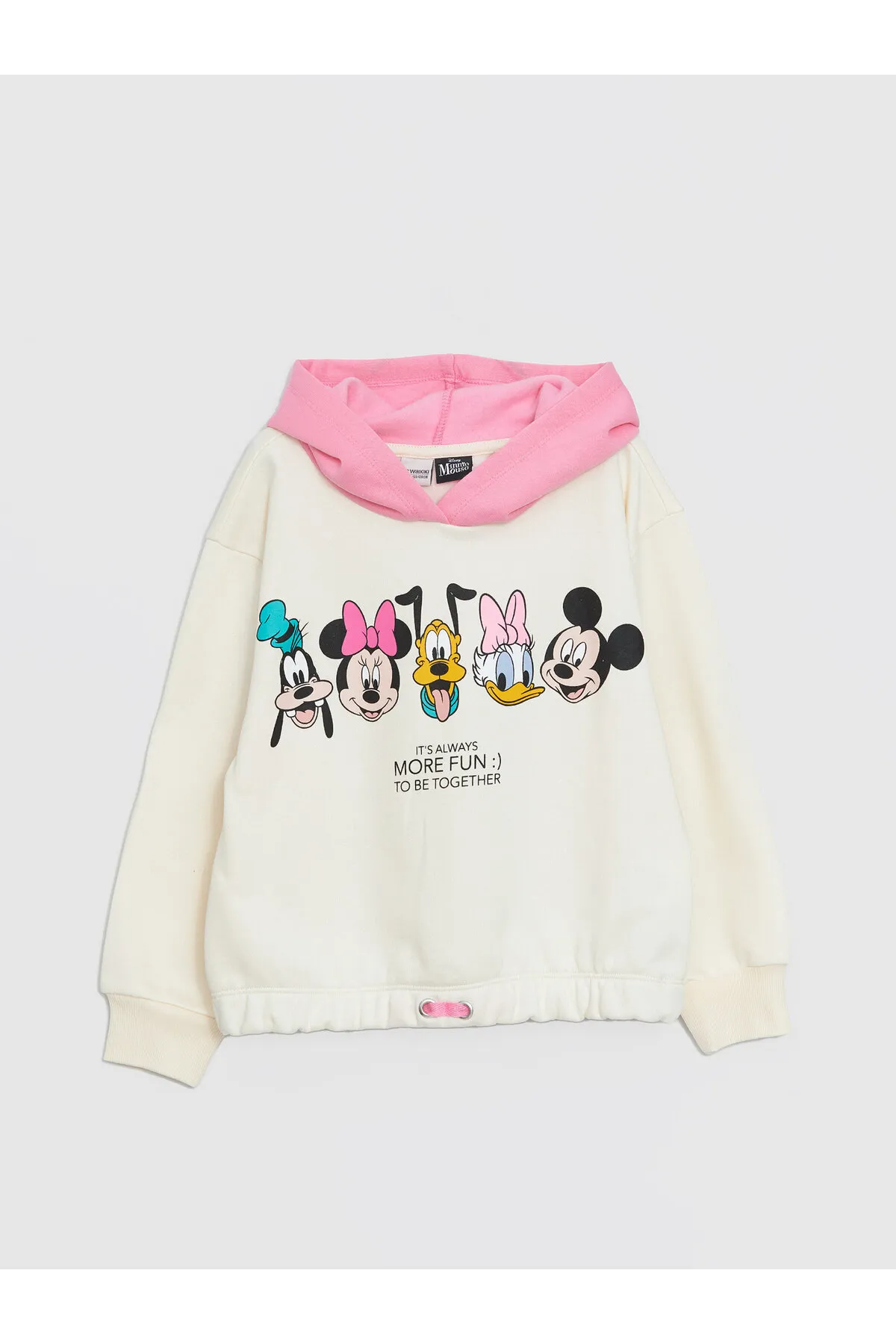LC Waikiki  Langärmliger Kapuzenpullover für Mädchen mit Disney-Aufdruck