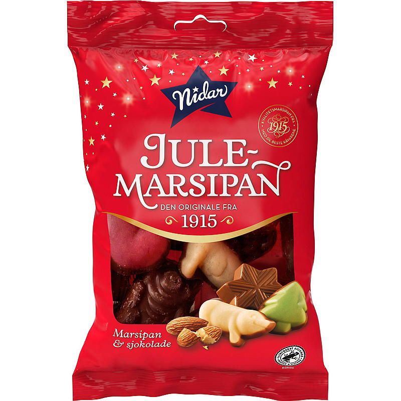 Nidar Julemarsipan 130 g, i pose Nidar