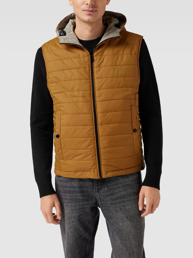 Steppweste mit Wendefunktion Modell 'Camilo' in offwhite