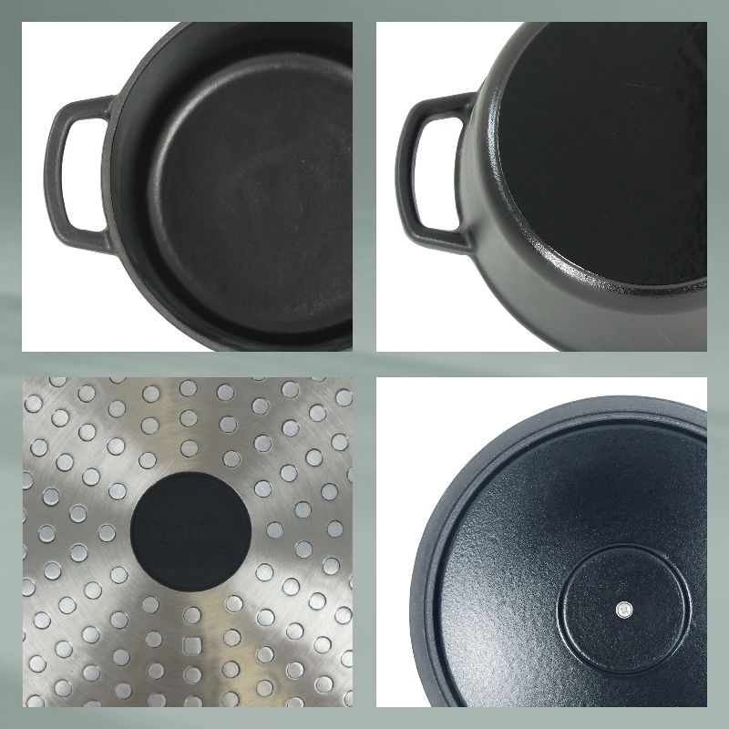 kela Gusseisen Bräter Calido Schwarz 2,5 L