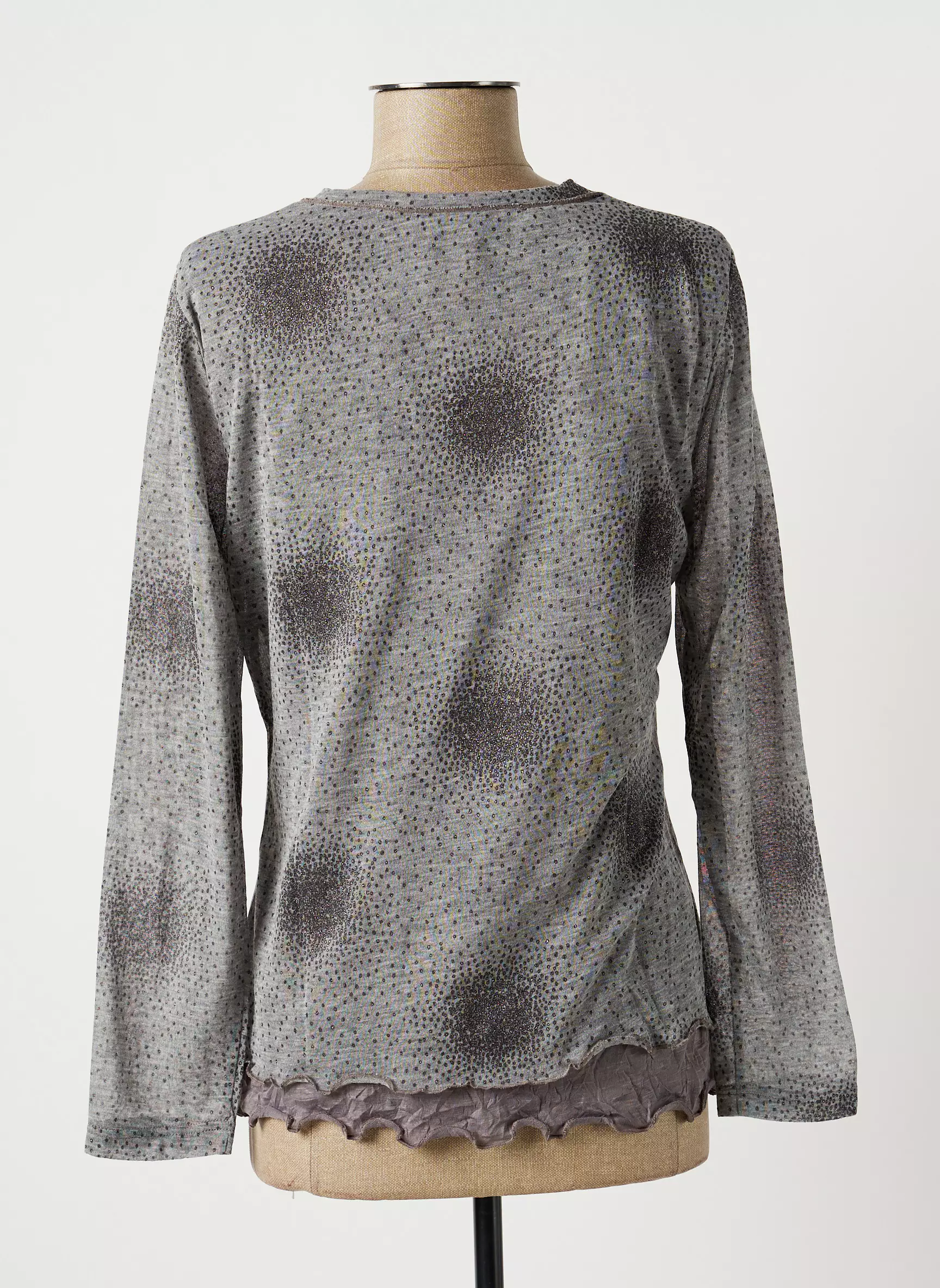 Guy Dubouis Tshirts Femme couleur gris