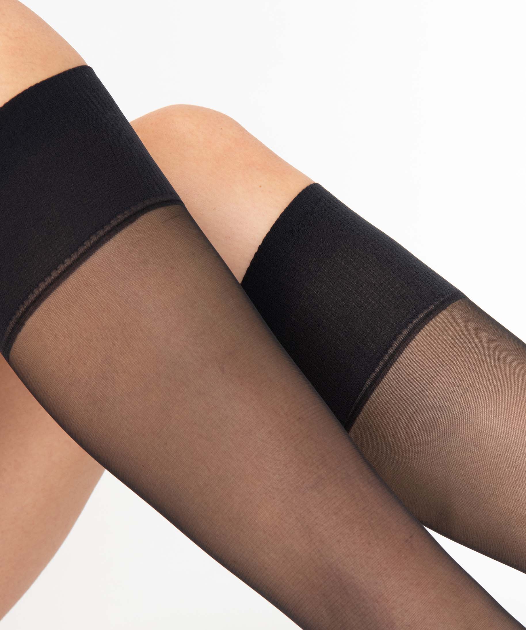 Mi-bas femme transparents (lot de 4) - Dim Beauty Resist noir | GEMO