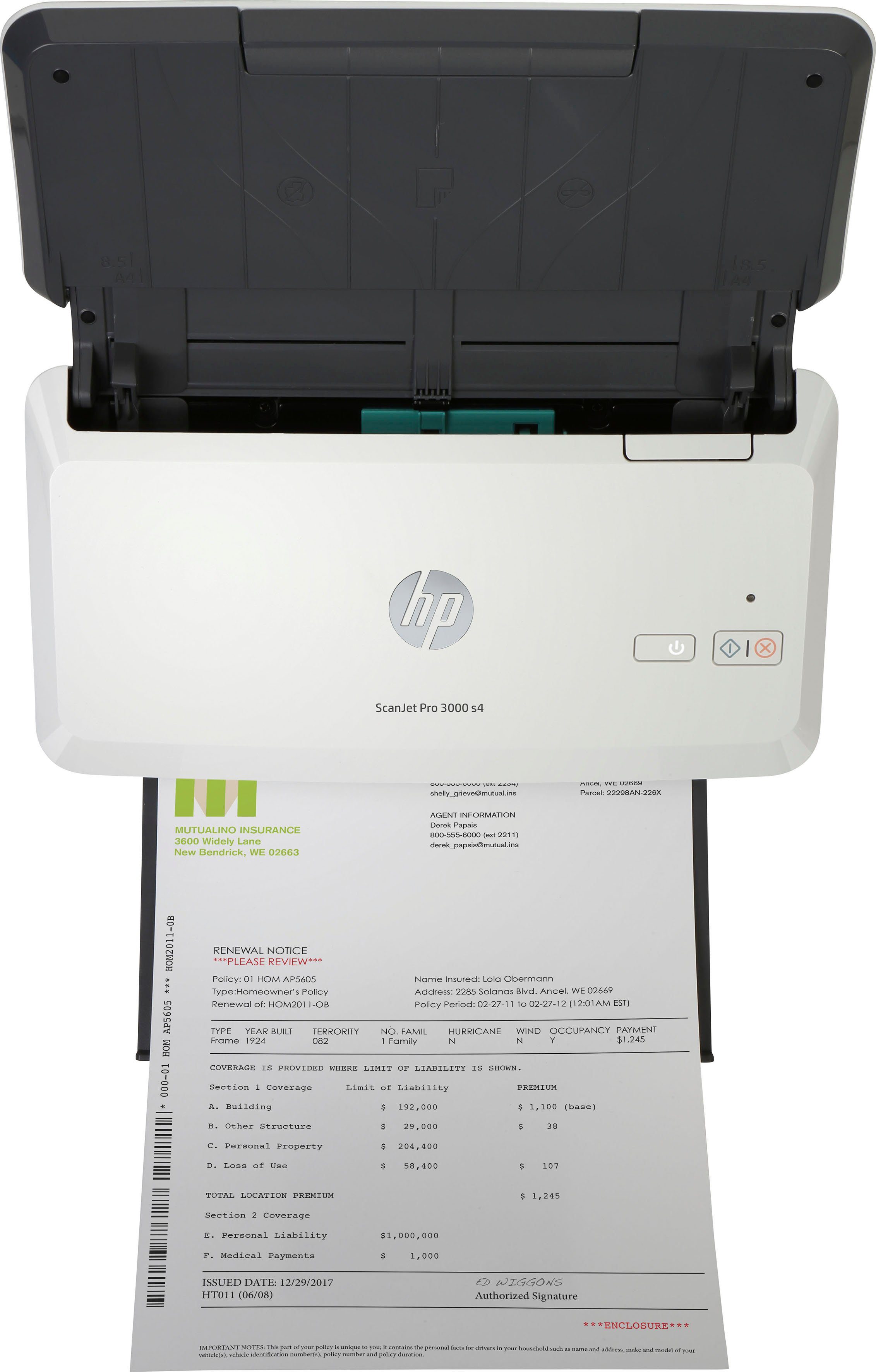 HP ScanJet Pro 3000 s4 Scanner, (HP+ Instant Ink kompatibel)