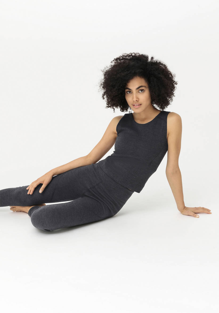 Top ACTIVE FUNCTIONAL aus Bio-Merinowolle mit Bio-Baumwolle