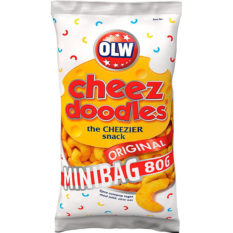 OLW Cheez doodles 80 g OLW