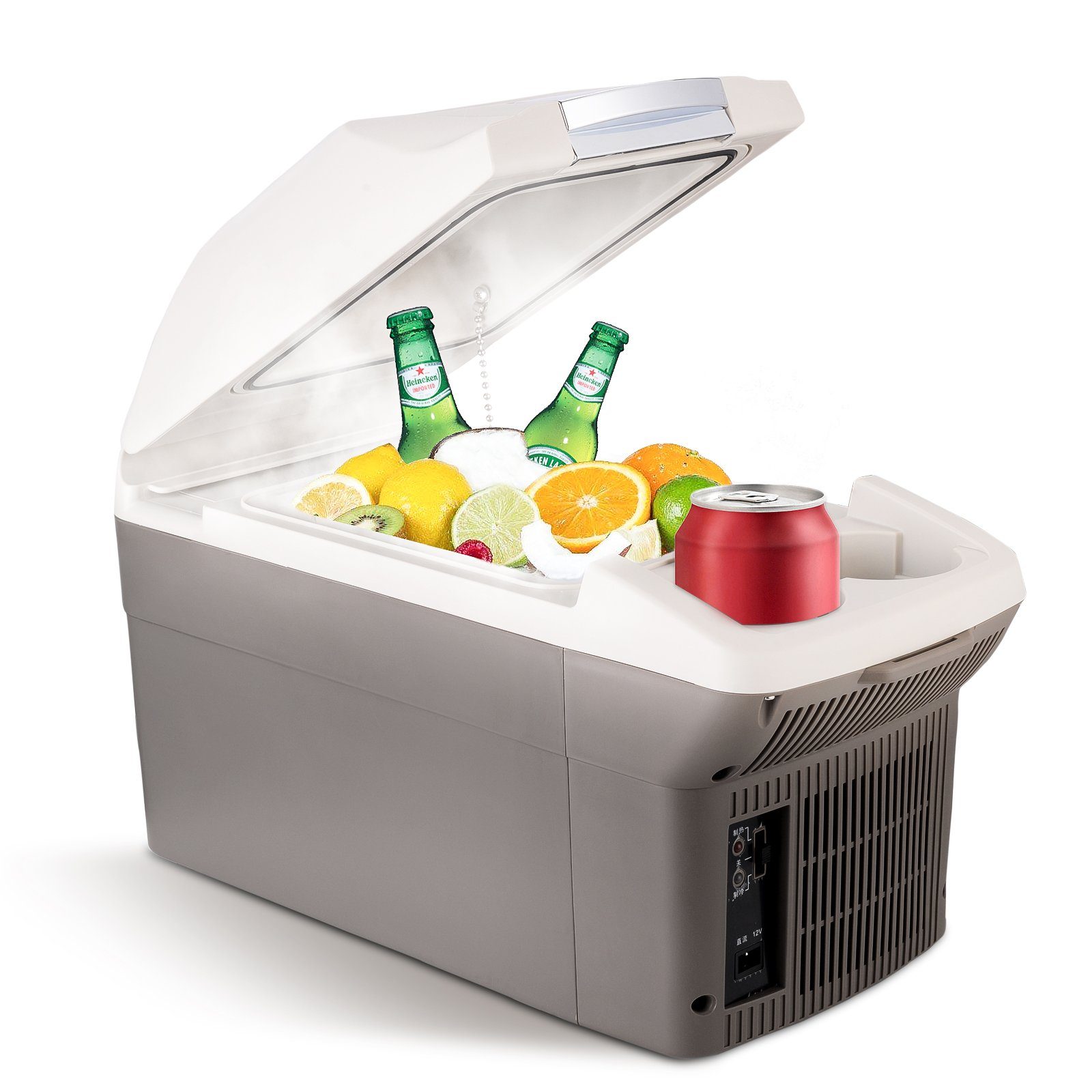 OKA Elektrische Kühlbox Kühl-Gefrierkombination für Auto, Camping und Outdoor, 9 l, Thermobehälter mit hoher Leistung, leicht und variabel einsetzbar