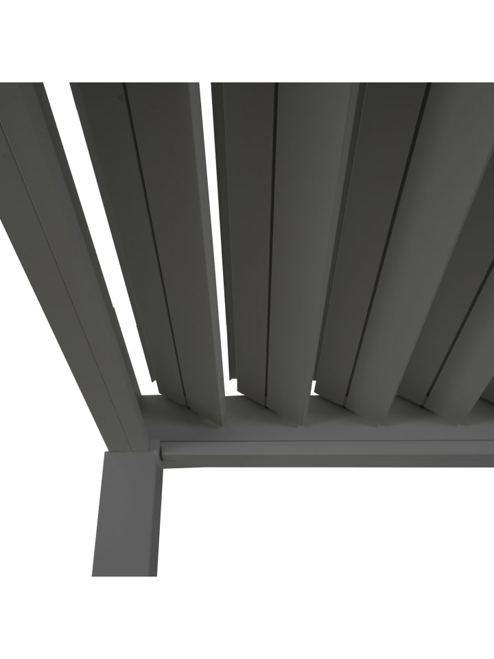 MCW Pergola N94 3x3m mit 3x Seitenwand, Anthrazit günstig kaufen onesize