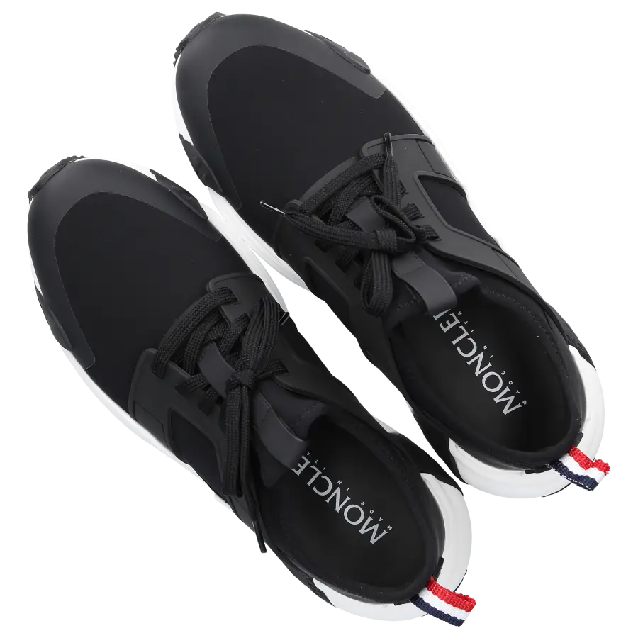 Moncler - Sneaker low LUNAROVE Kalbsleder Textil - schwarz