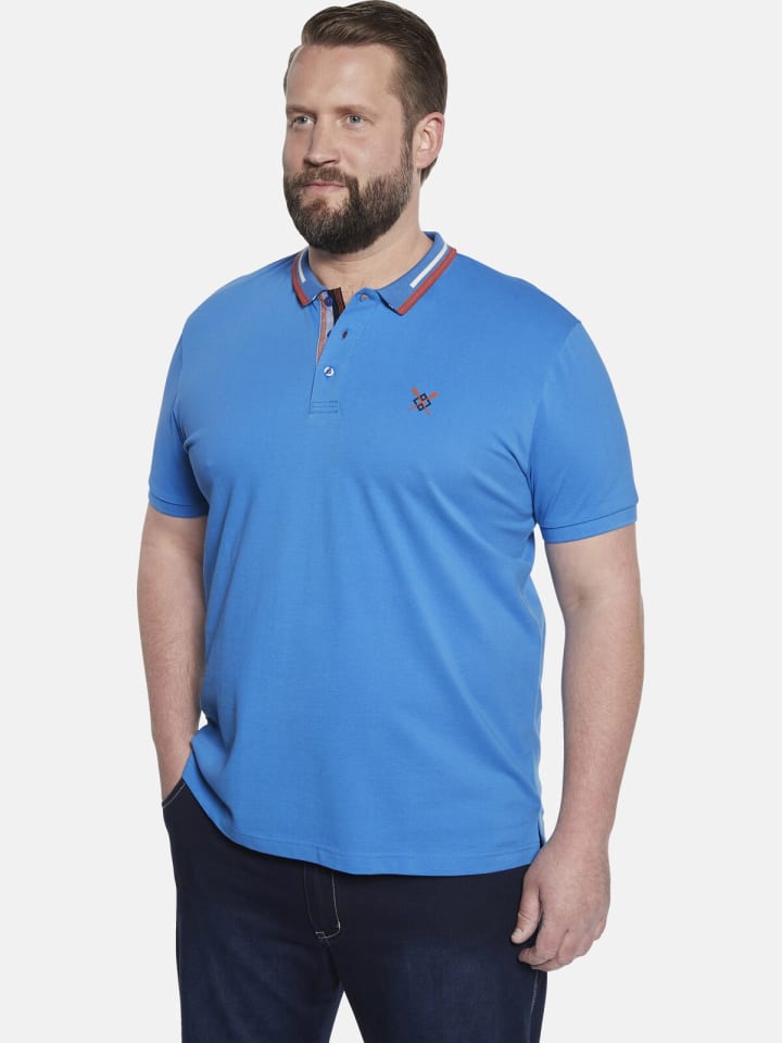 Charles Colby Poloshirt EARL EMLYN in blau günstig kaufen