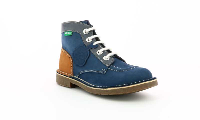 Bottillons cuir Kick Col