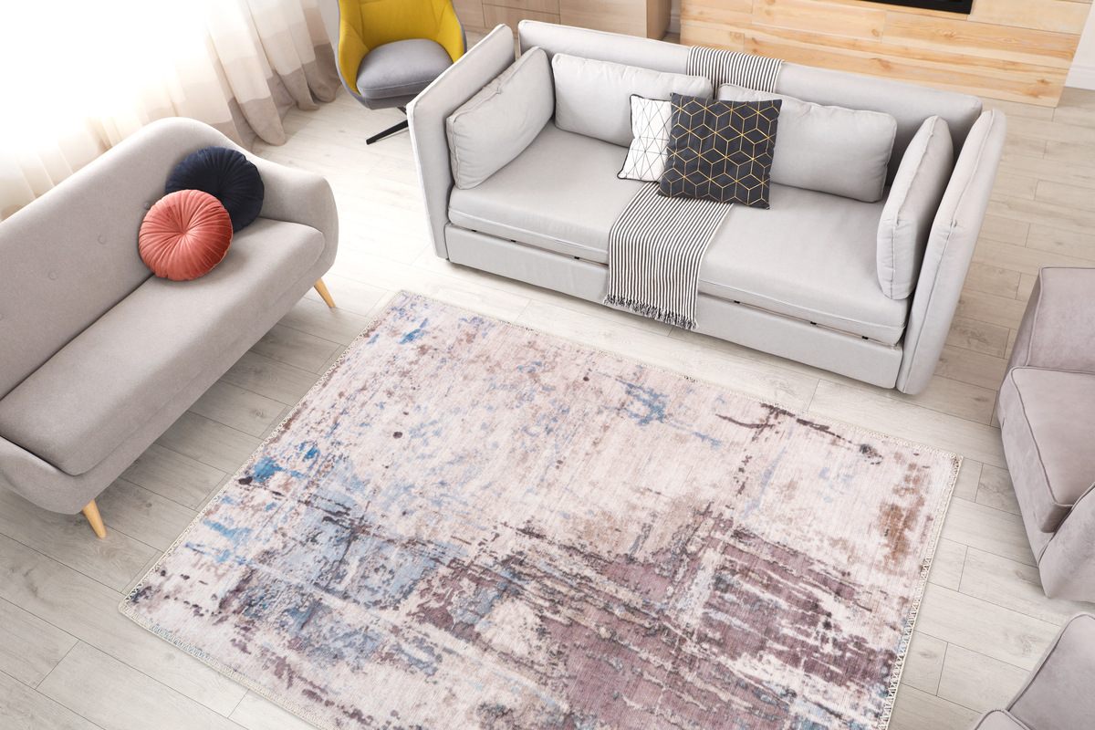 Arte Espina Teppich Peron 100 Grau / Taupe