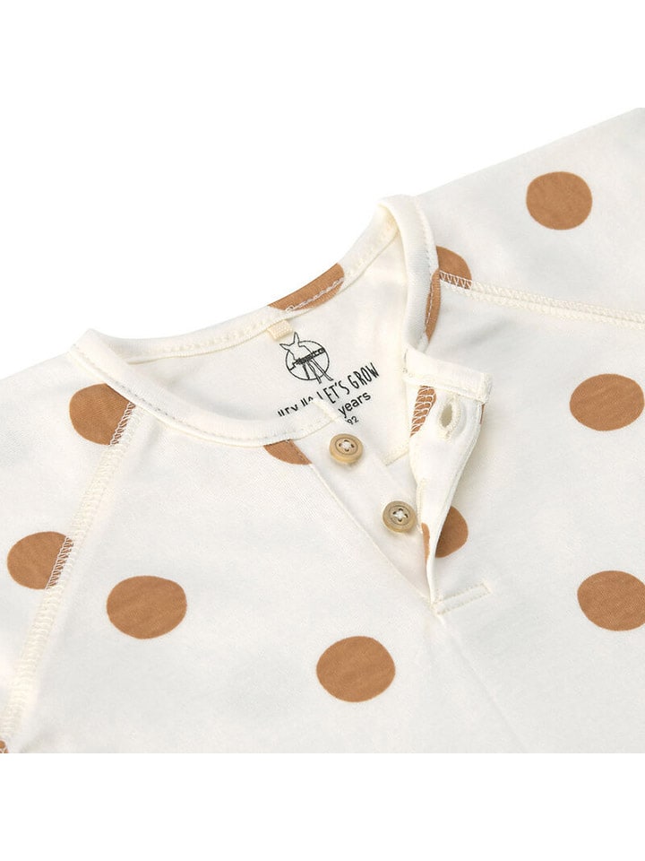 Lässig Longsleeve in Creme/ Hellbraun günstig kaufen