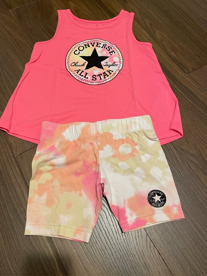 Converse 2tlg. Outfit in Pink günstig kaufen 116/122
