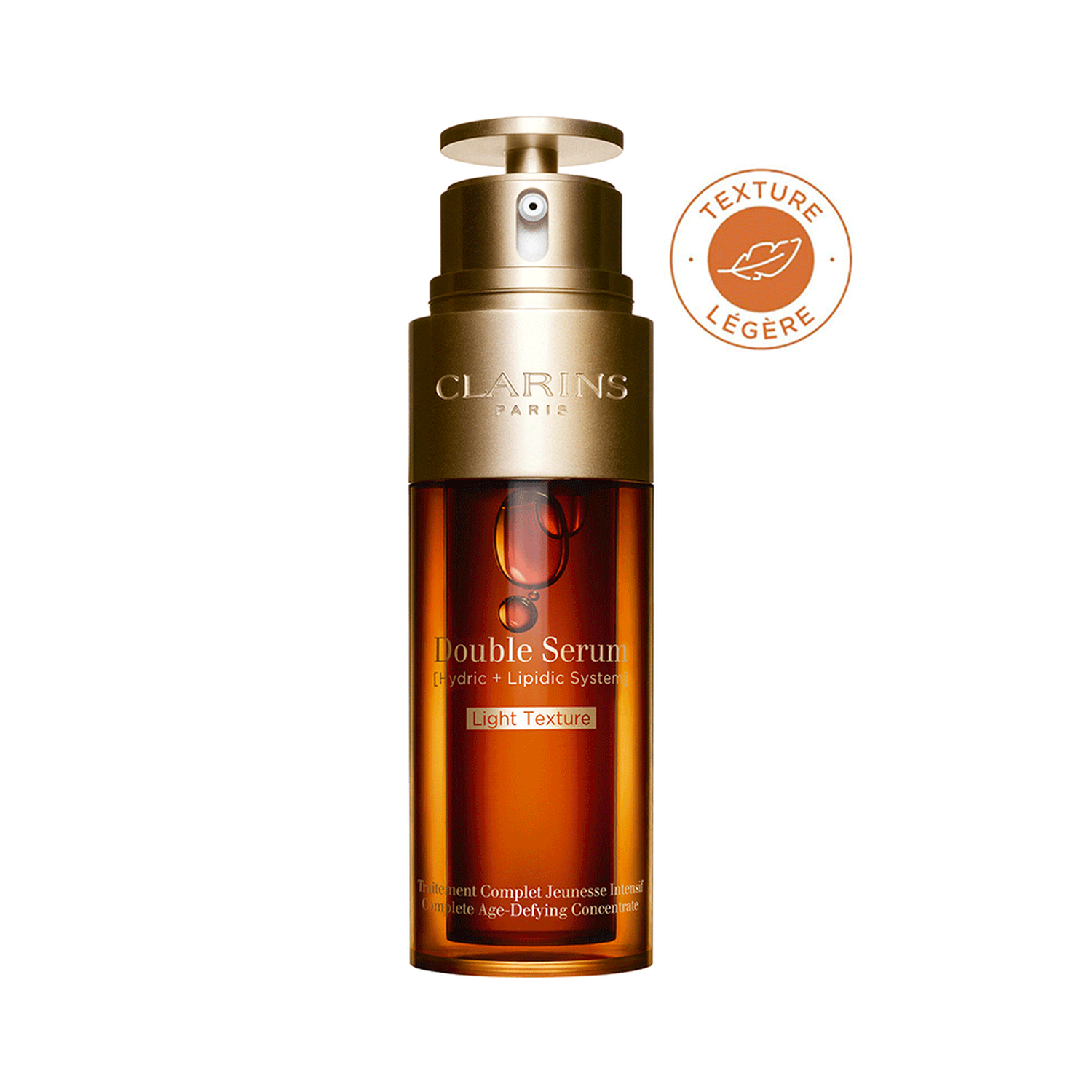 Clarins Double Serum Light Texture Traitement Complet Jeunesse Intensif 50 ml