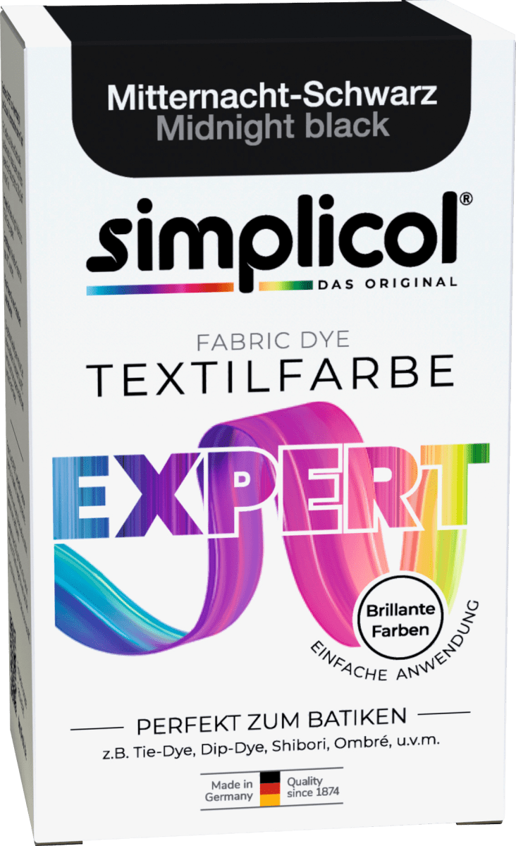 Textilfarbe expert Mitternacht- Schwarz, 150 g