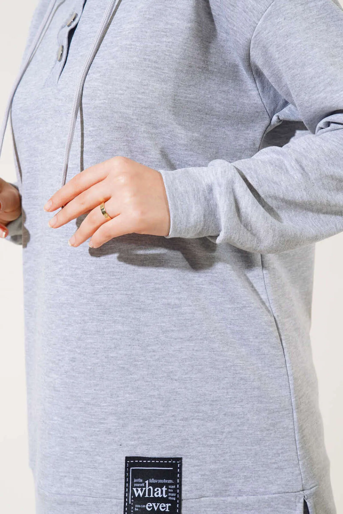 VOLT CLOTHİNG  Damen-Doppelset „What Ever“ mit Kapuze und Stickerei
