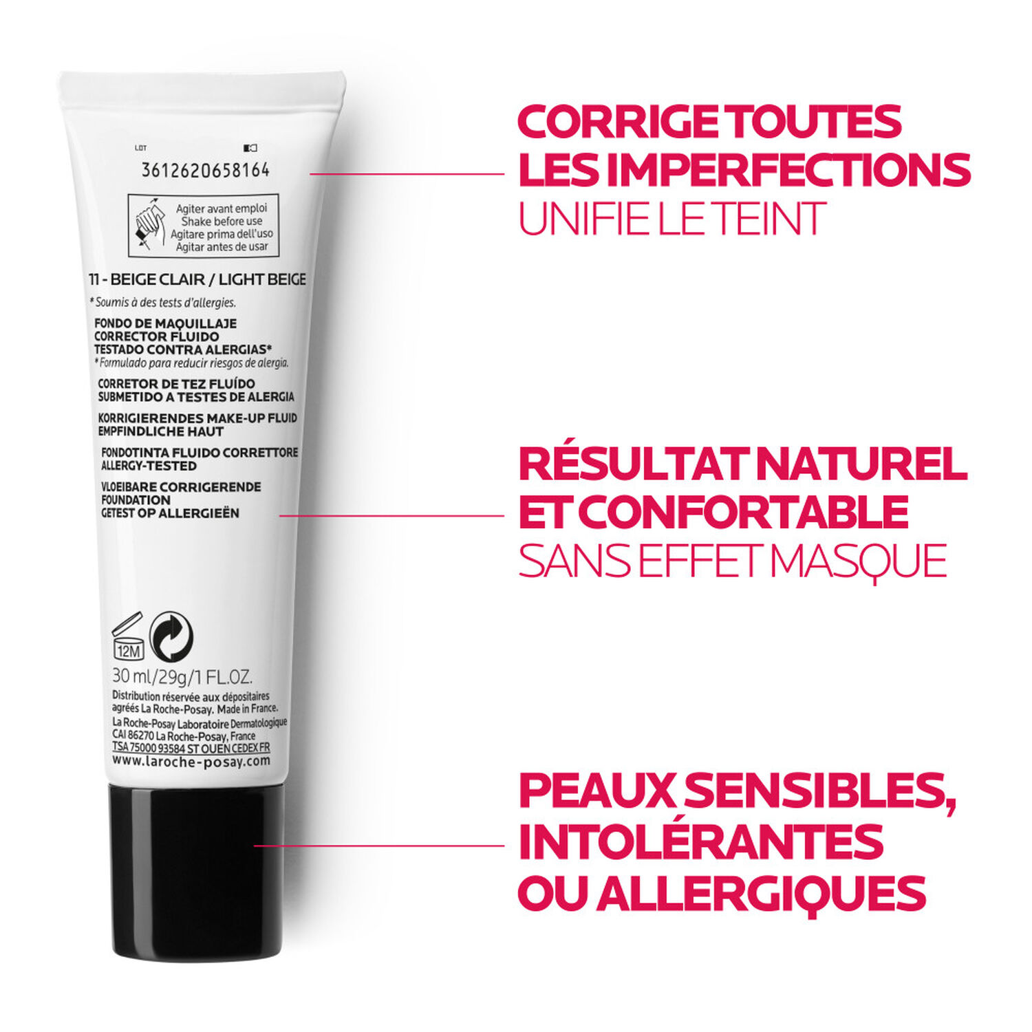 la roche-posay Toleriane SPF25 Correcteur de Teint Fluide 30 ml