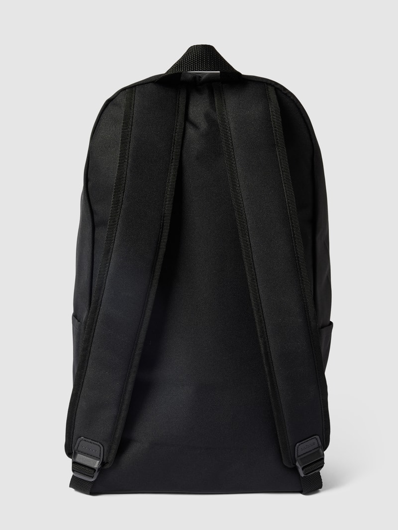 Rucksack mit Label-Print in schwarz