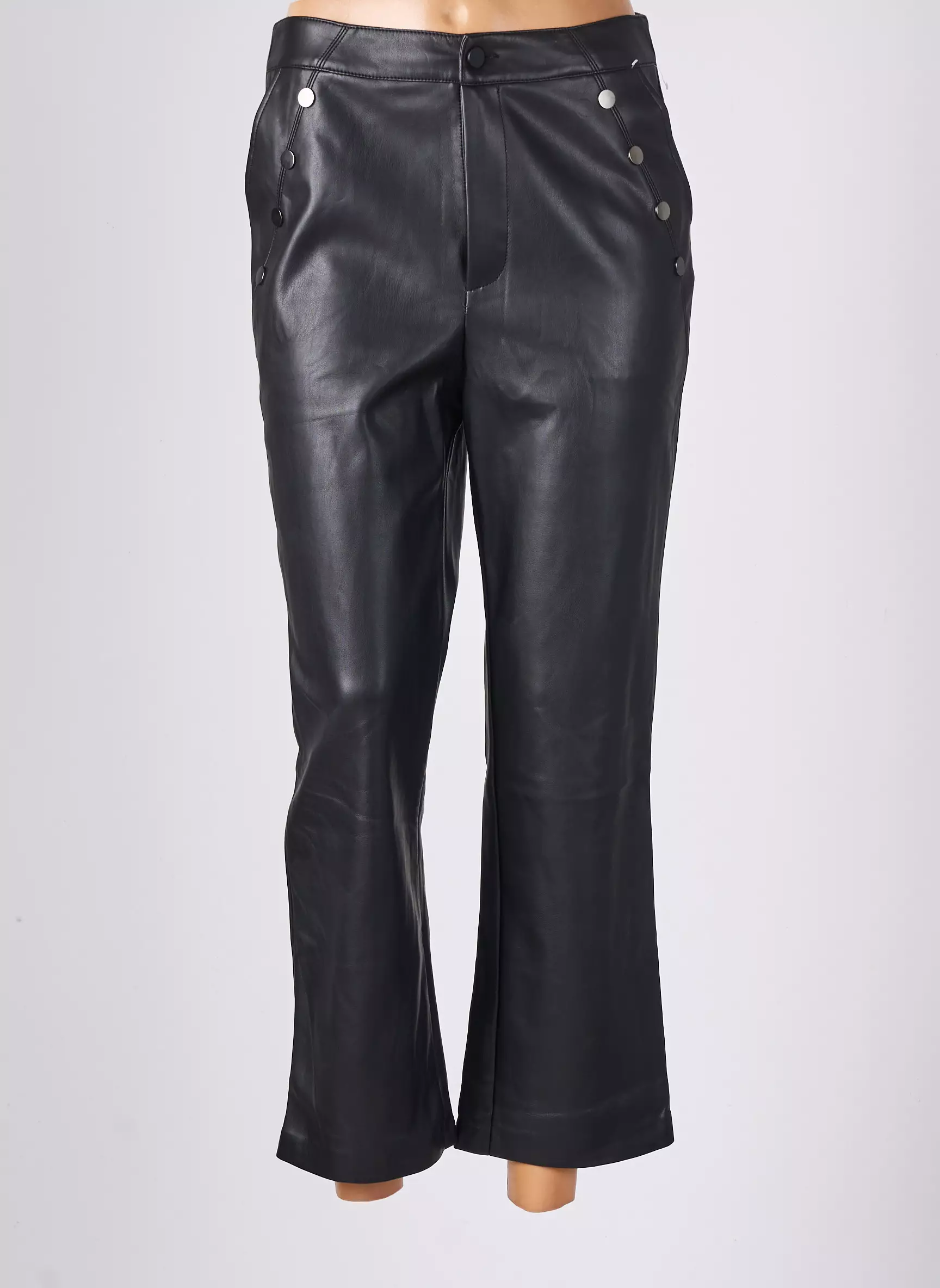 Cache Cache Pantalon7 8 Femme couleur noir