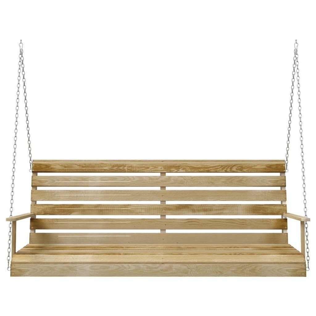 DOTMALL Hollywoodschaukel Bank Kiefernholz Mit Ketten 155x65x60 cm