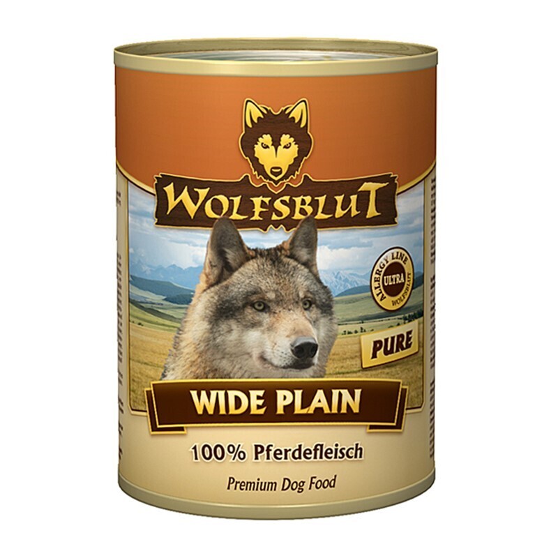 WOLFSBLUT Hundenassfutter WOLFSBLUT Adult Wide Plain Pur - 6x395g