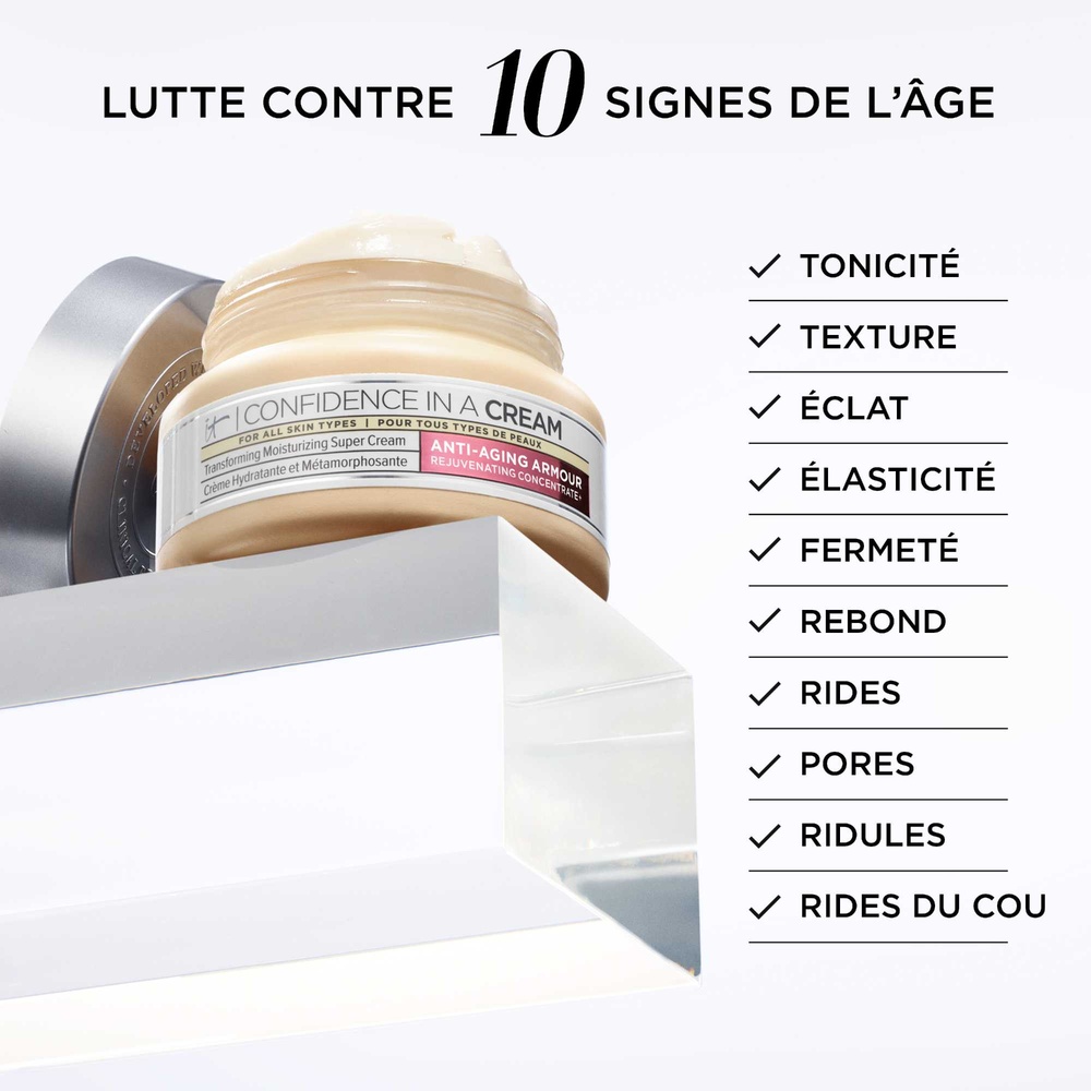 It Cosmetics Confidence in a Cream™ Supercharged Crème hydratante anti-âge Confidence ina Cream™ IT Cosmetics
