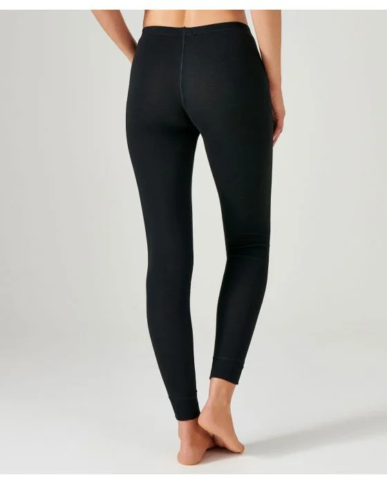 Legging long, fine côte Thermolactyl