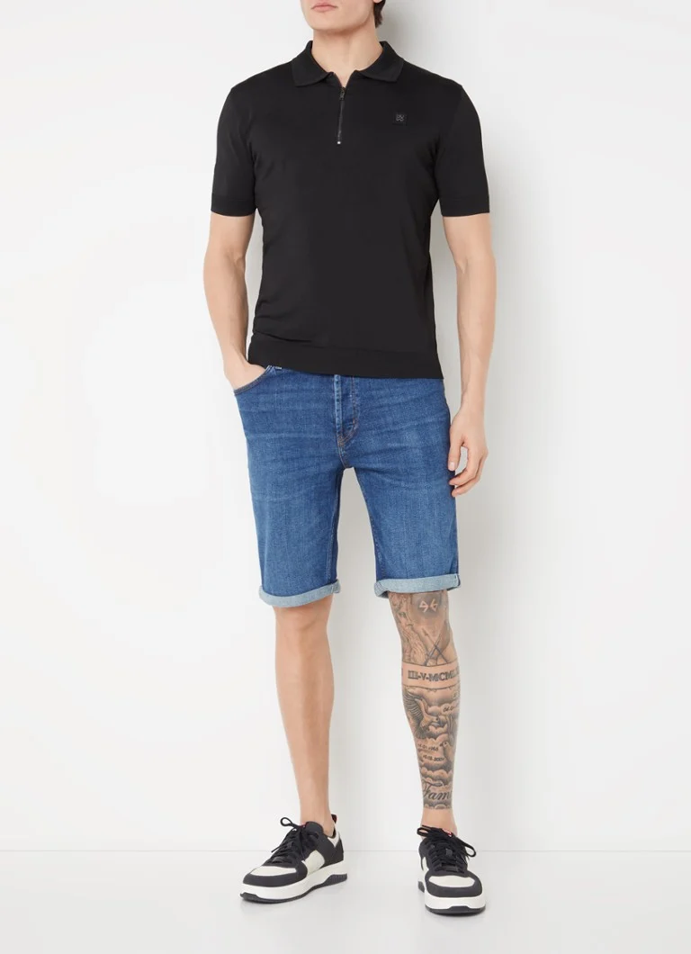 Szorty jeansowe HUGO BOSS Slim Fit