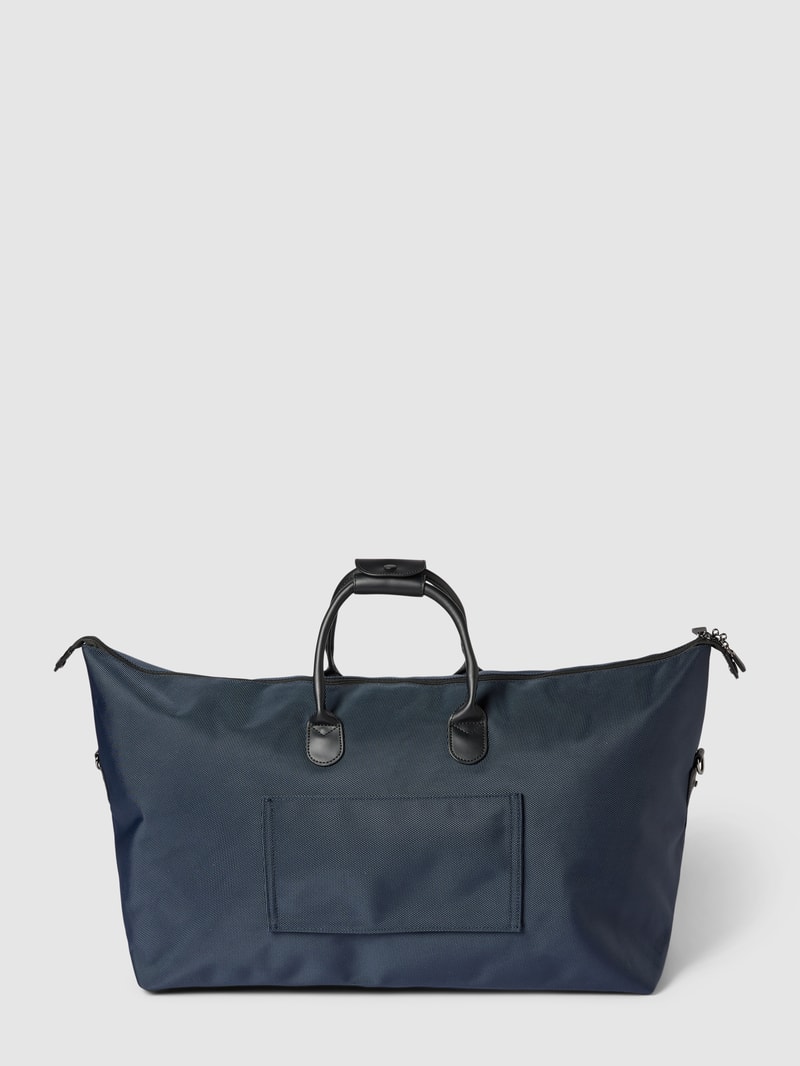 Weekender mit Label-Patch in marineblau