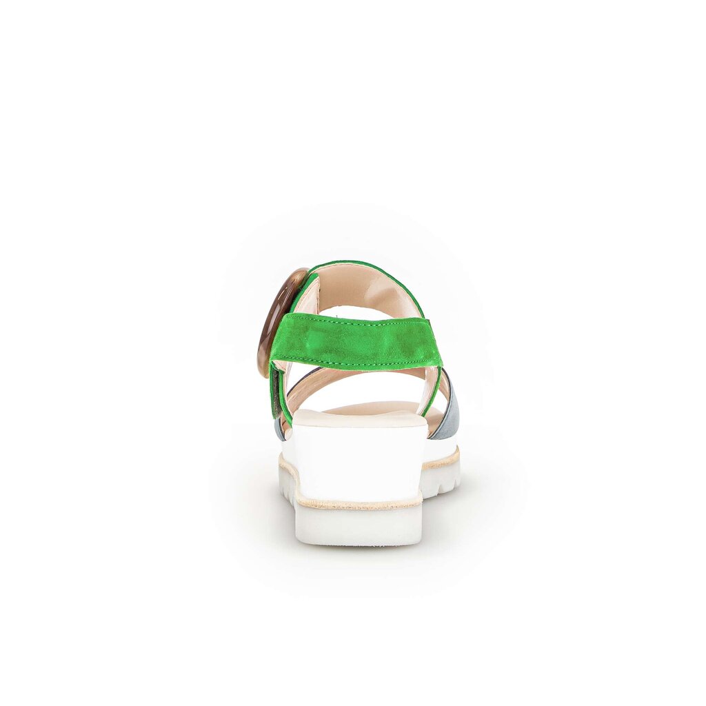 Gabor fashion Keilsandalette grün