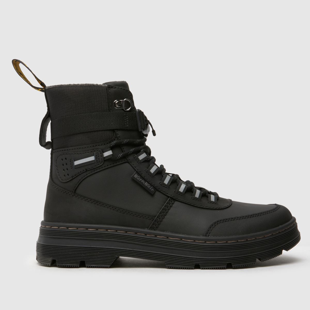Dr Martens – Svarta, extrema vinterstövlar med combs tech-mönster