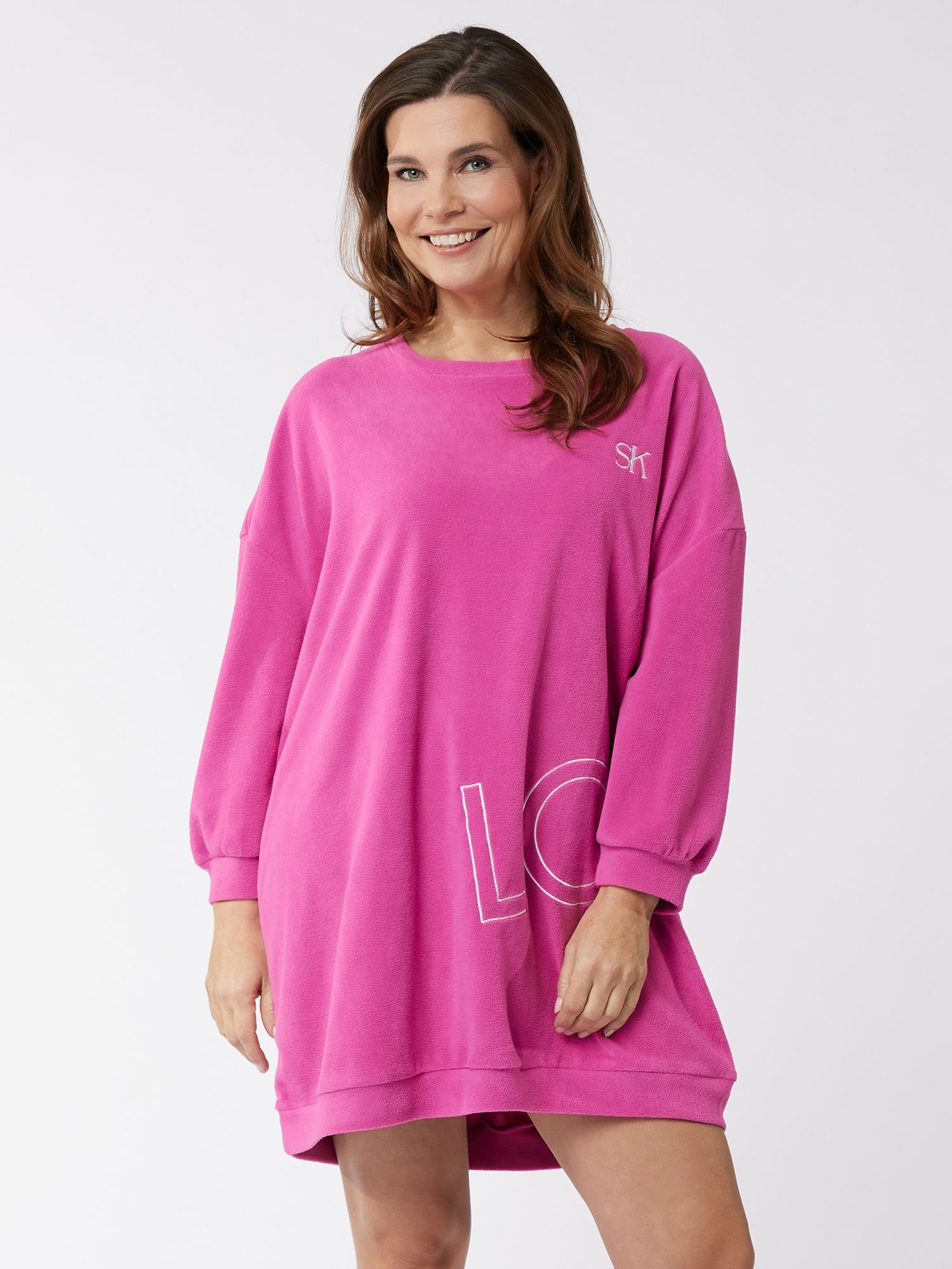Sarah Kern Longpullover Oversize-Shirt atmungsaktiv mit,LOVE