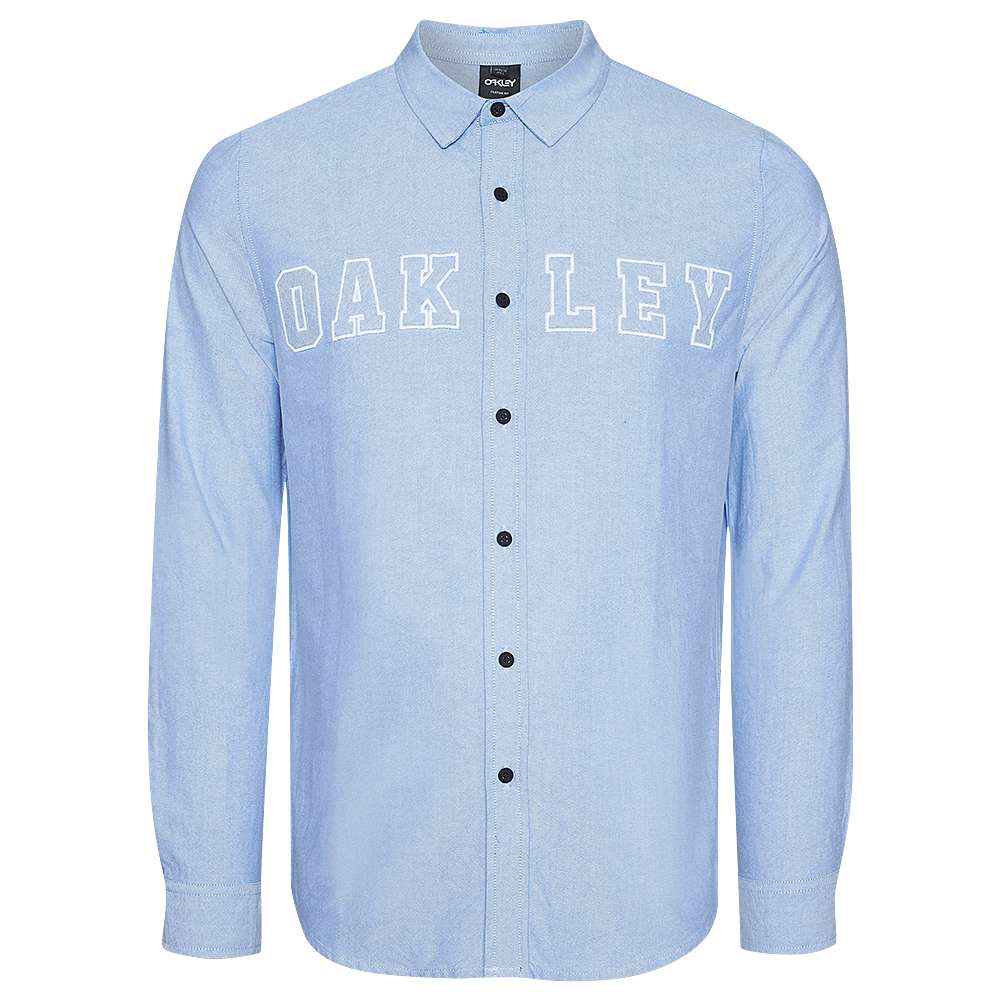Oakley Icon Oxford Logo Herren Langarm Hemd 401903-6E1