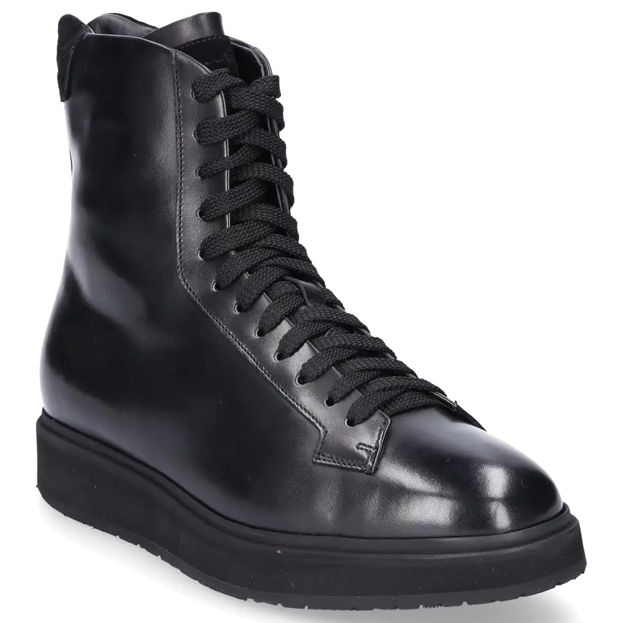 Santoni - Sneaker high 60406 schwarz - schwarz
