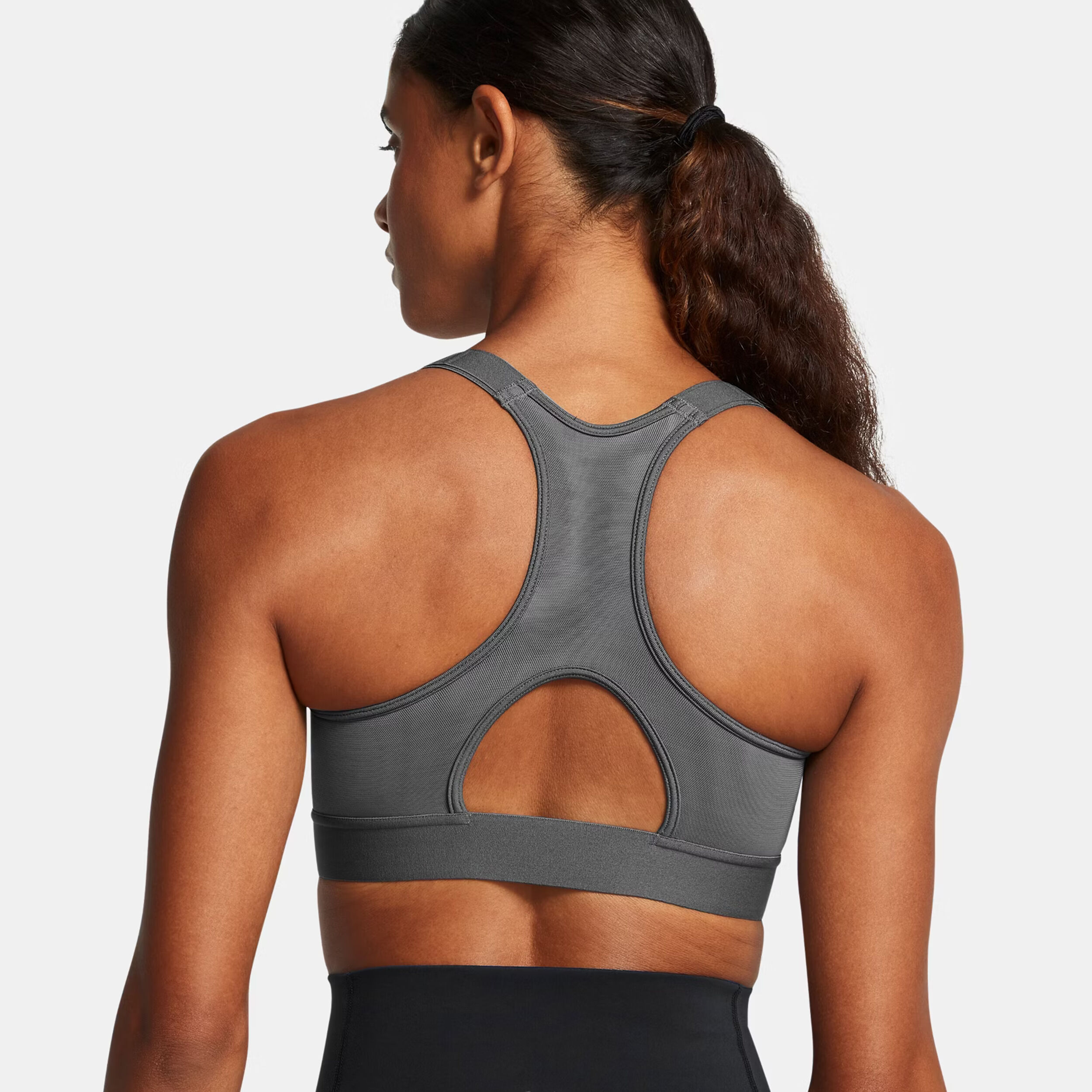 HeatGear High Sport-BH Damen - Grau