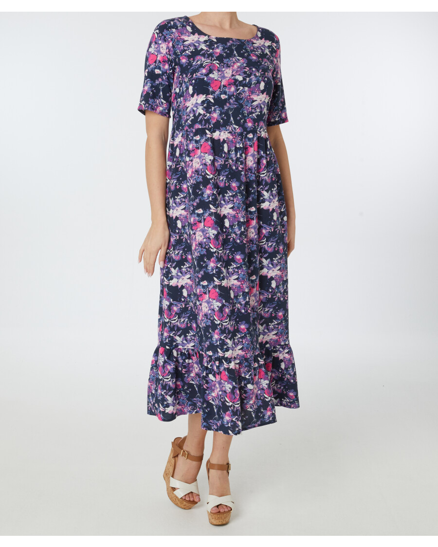 Midikleid Blumen