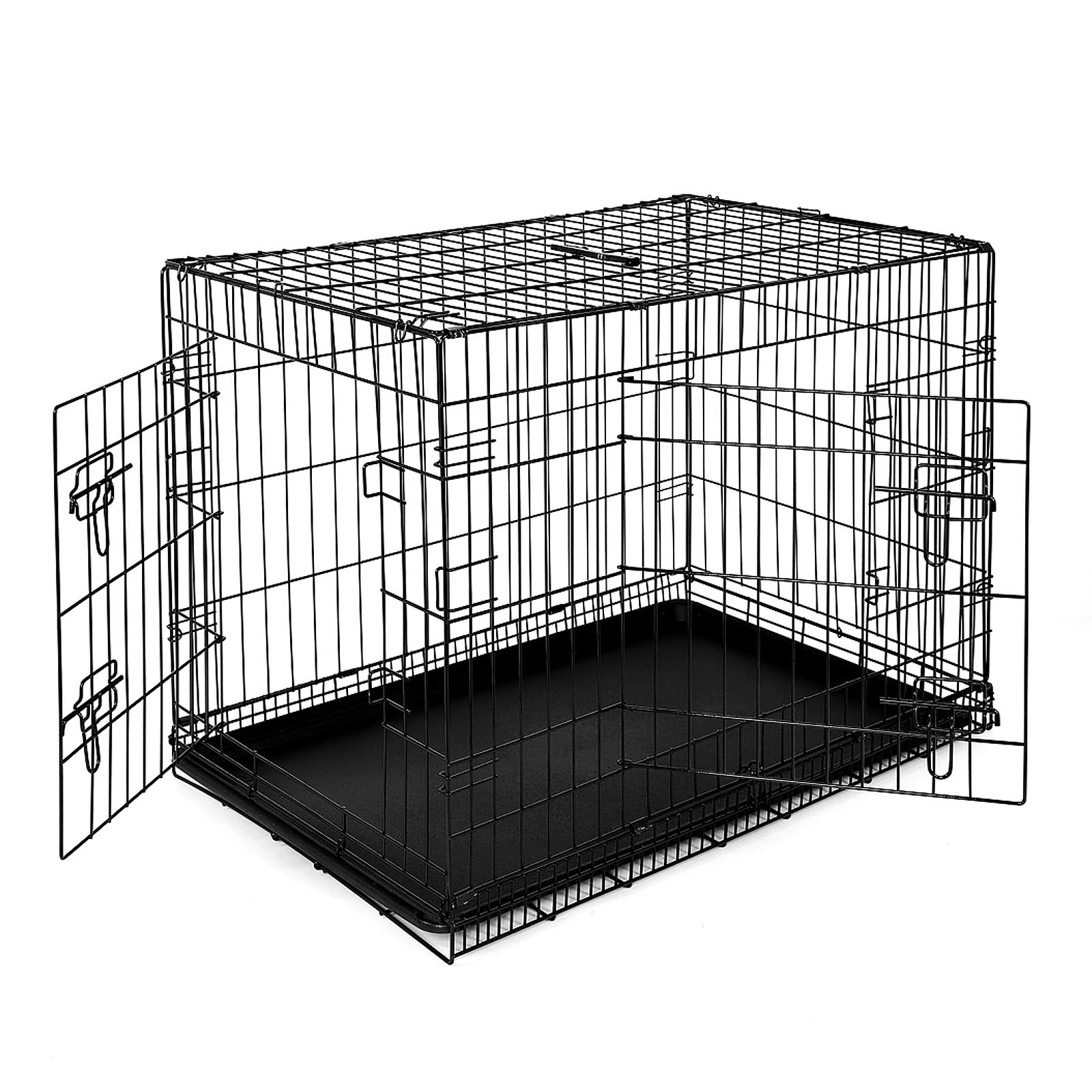 Lionto Transportboxen & Gitterboxen Lionto Hundetransportkäfig Tiertransportbox Hundebox Größe (S) 45x31x36 cm XL