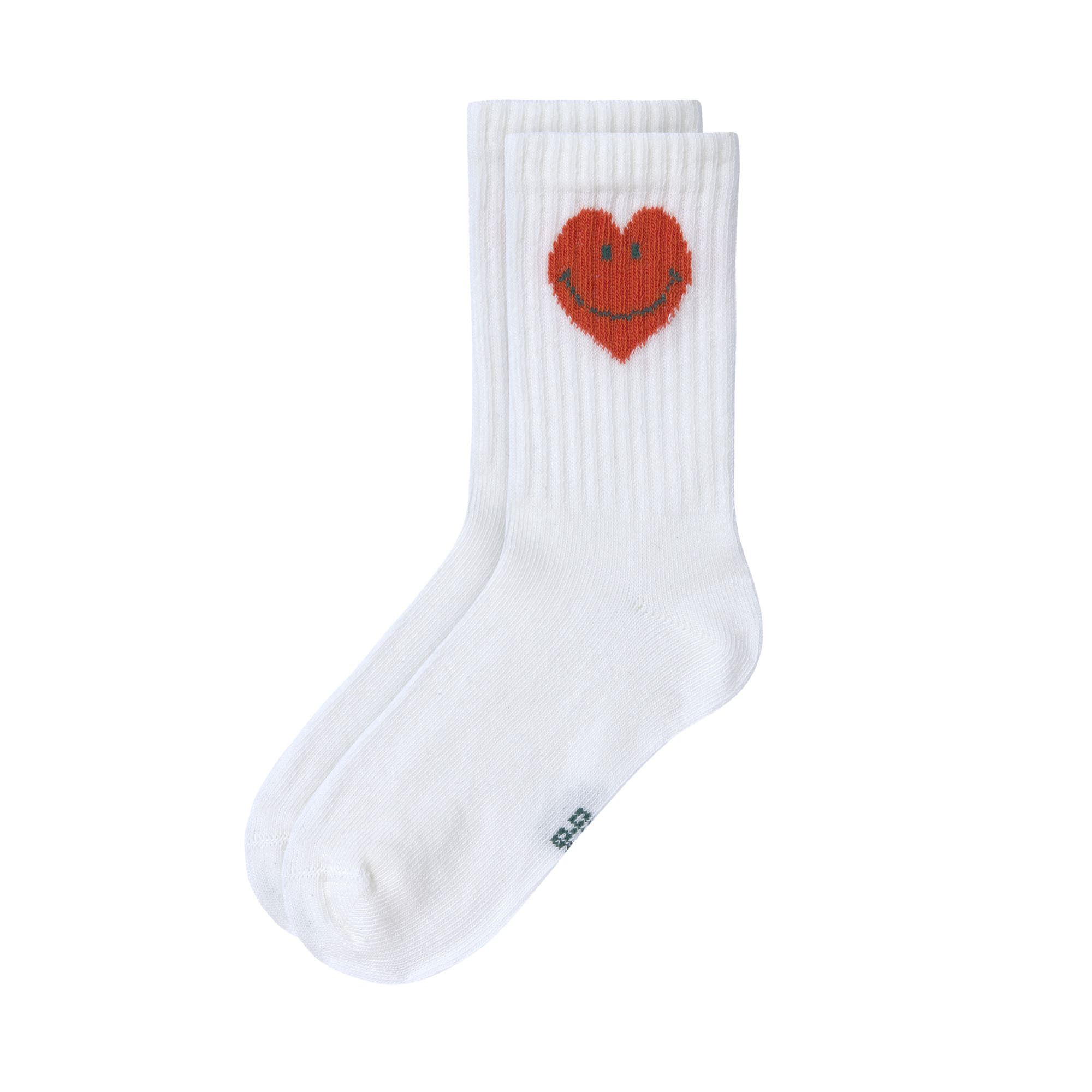 Tennissocken Kinder 3er-Set - Little Gang, Smile Weiß