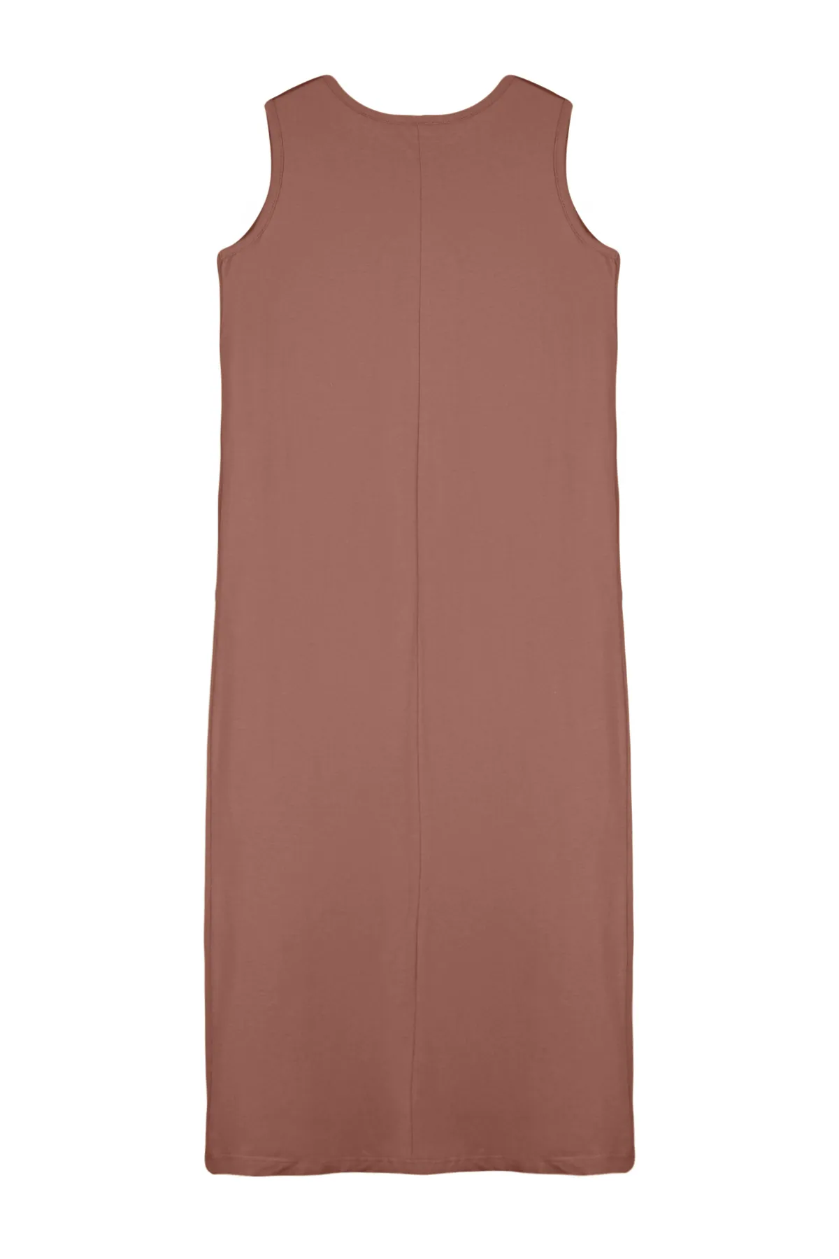Trendyol Modest  Marineblau-Nerz, 2er-Pack Kleid mit Strickfutter aus 100 % Baumwolle TCTAW22UK0110