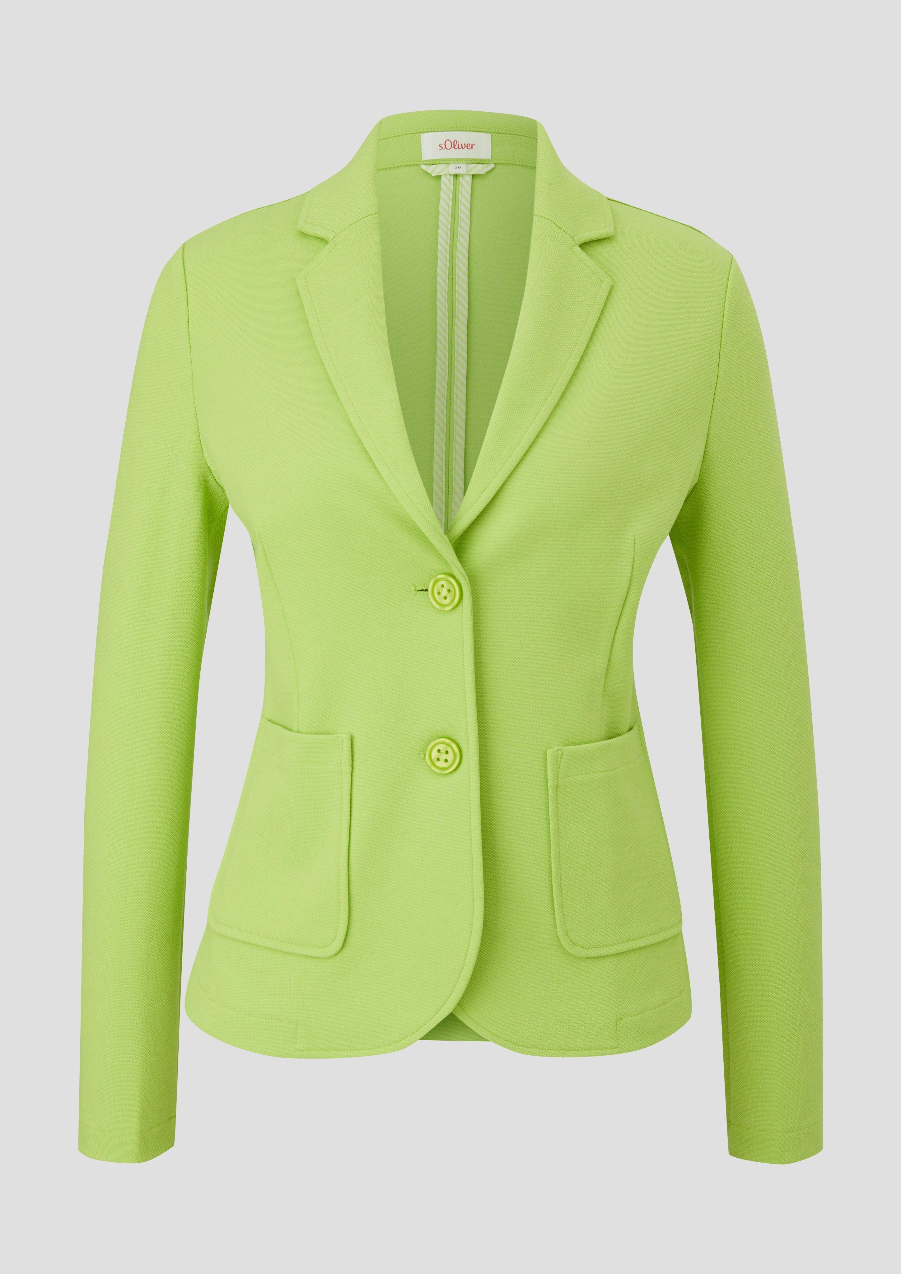 Blazer aus strukturiertem Jersey  2140914-7423
