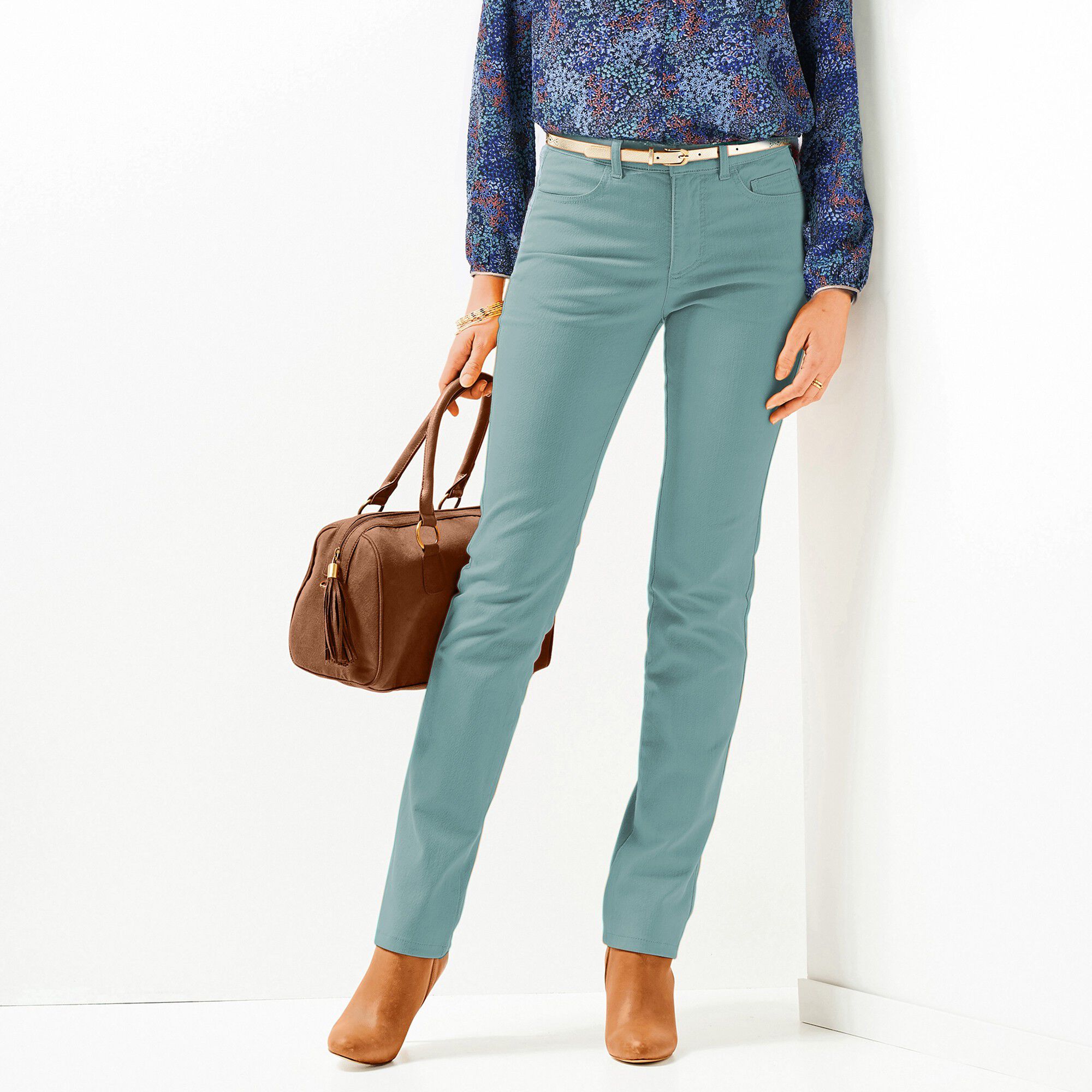 Pantalon droit gainant