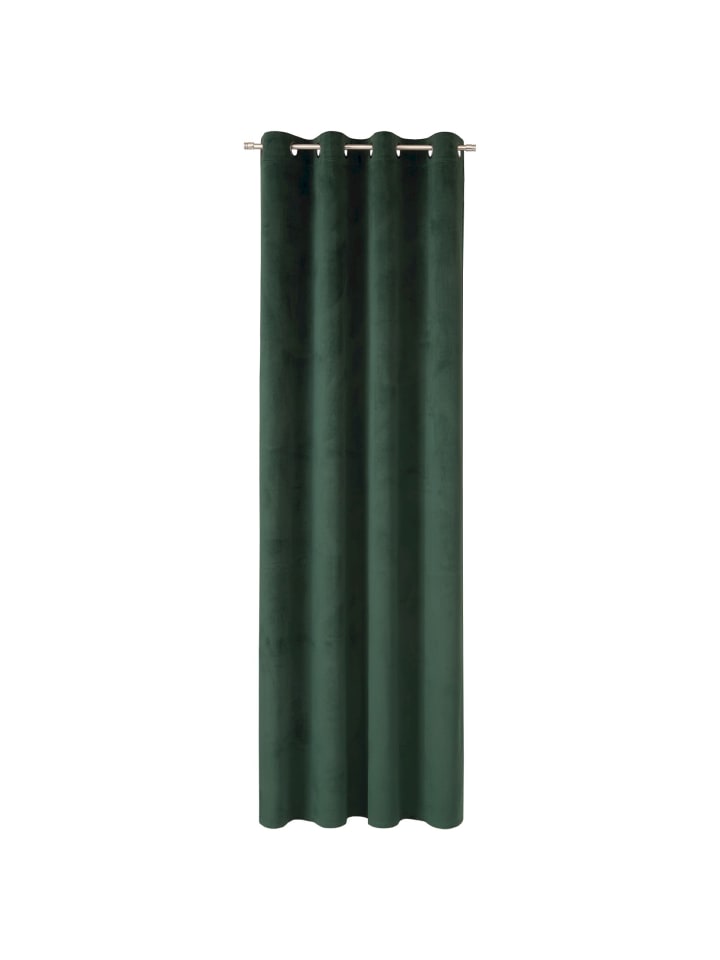 Tom Tailor TT Ösenvorhang VelvetSignature 140 x 250 cm in Grün günstig kaufen 140 x 250 cm