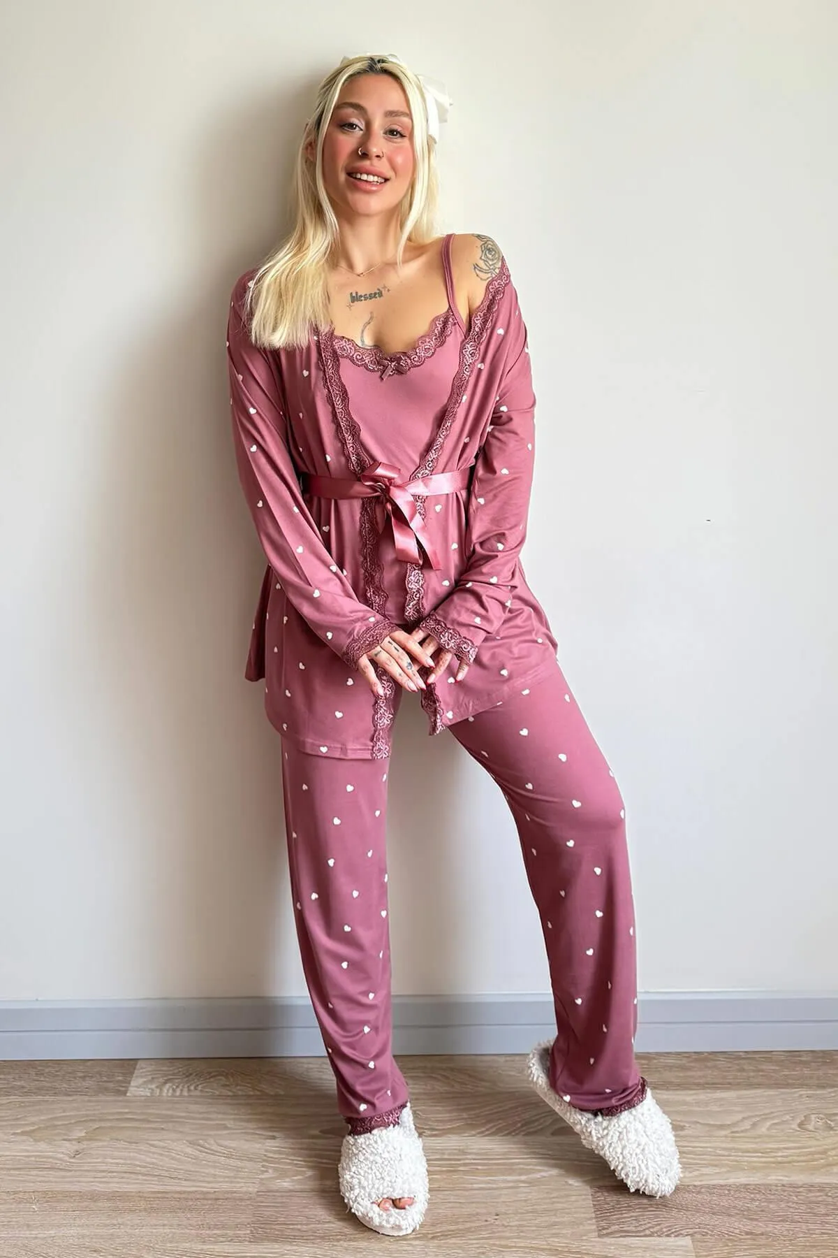 Pijamaevi  Pyjama set - Rosa - Muster