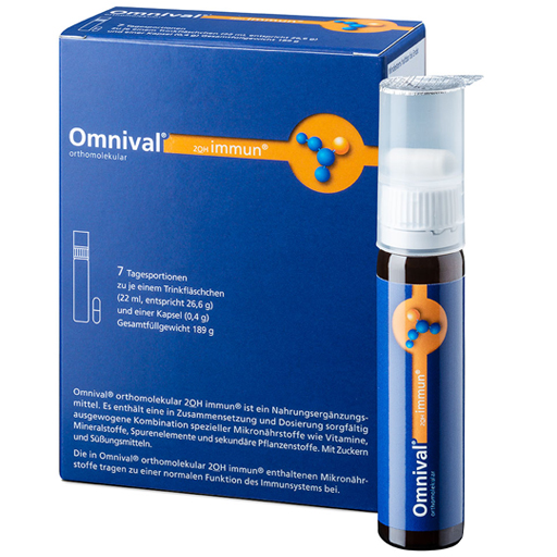 OMNIVAL orthomolekul.2OH immun 7 TP Trinkfl.  7 St  Trinkampullen